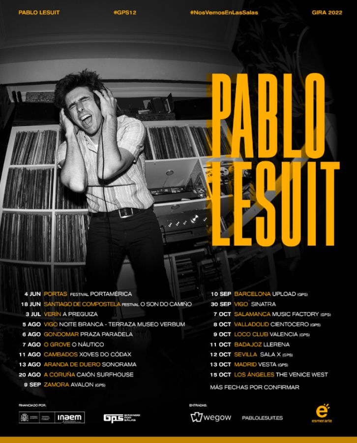 Pablo Lesuit artista reconocido presenta su gira