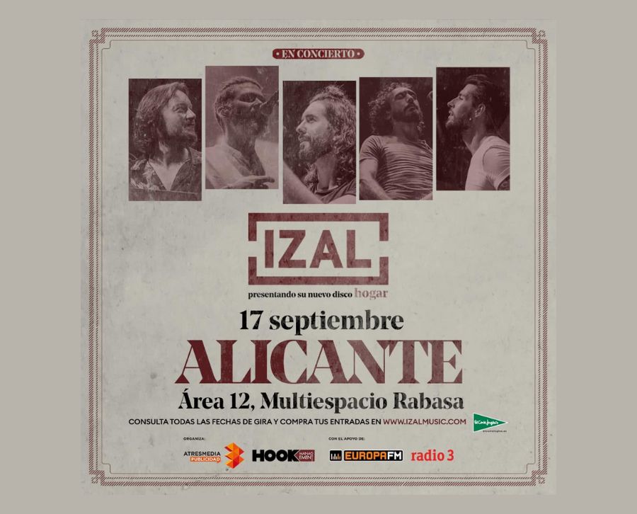 Izal en concierto en Área 12 Alicante