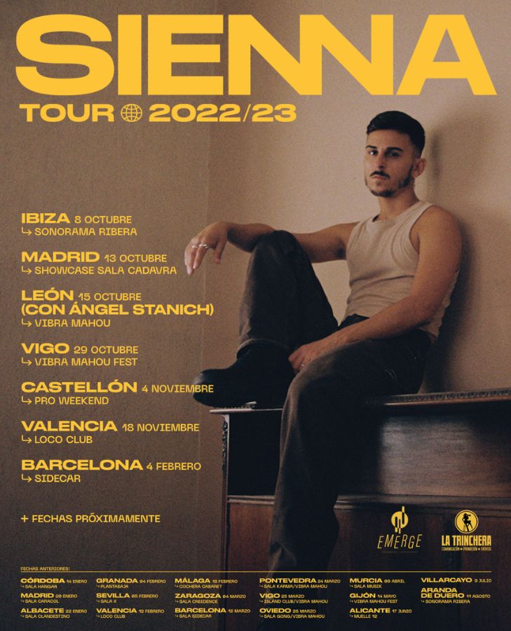 Cartel de Sienna Tour 