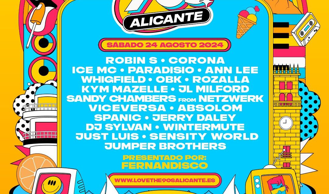 El festival de los 90s más grande vuelve a Alicante el próximo año en Área 12