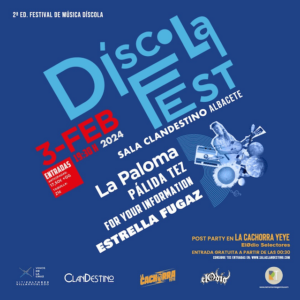 Díscola Fest cartel segunad edición