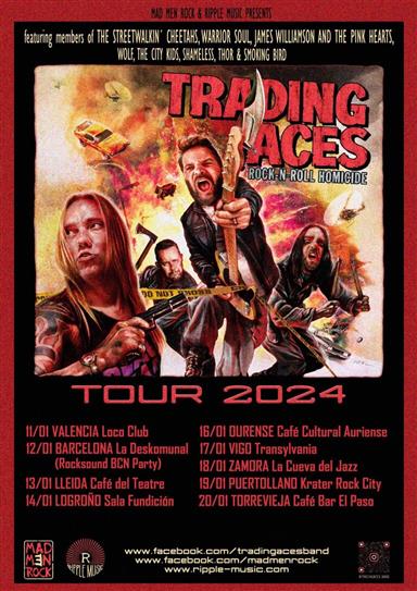 ¡TRADING ACES regresan a España con su rock and roll explosivo!