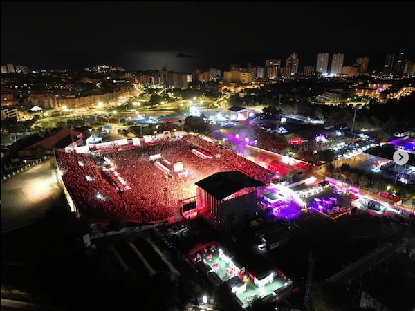 Vista aérea del Low festival