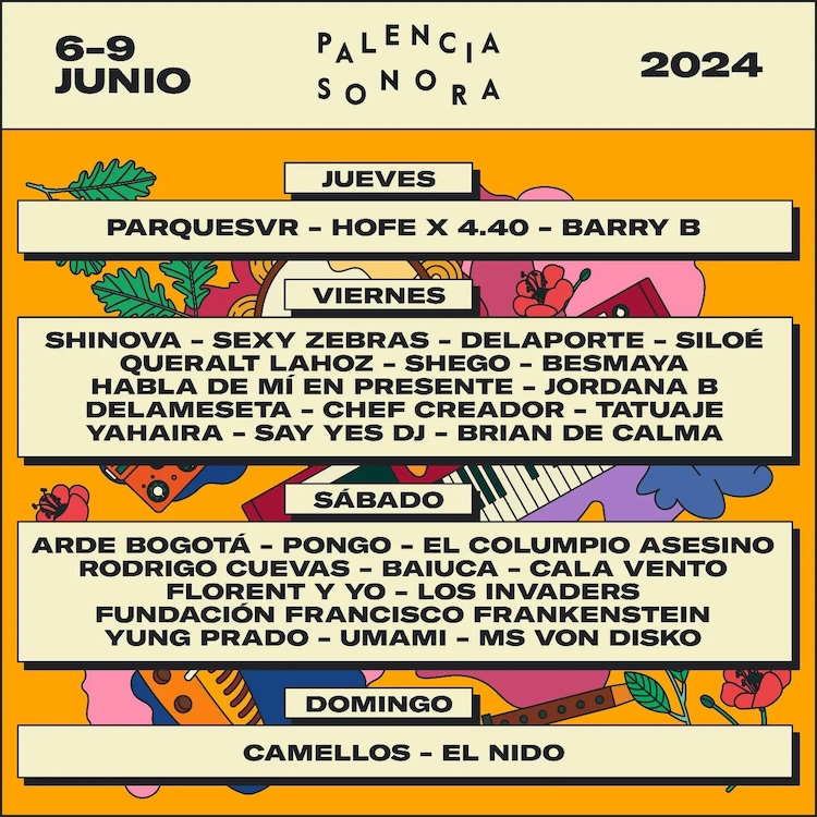 Cartel Palencia Sonora 2024