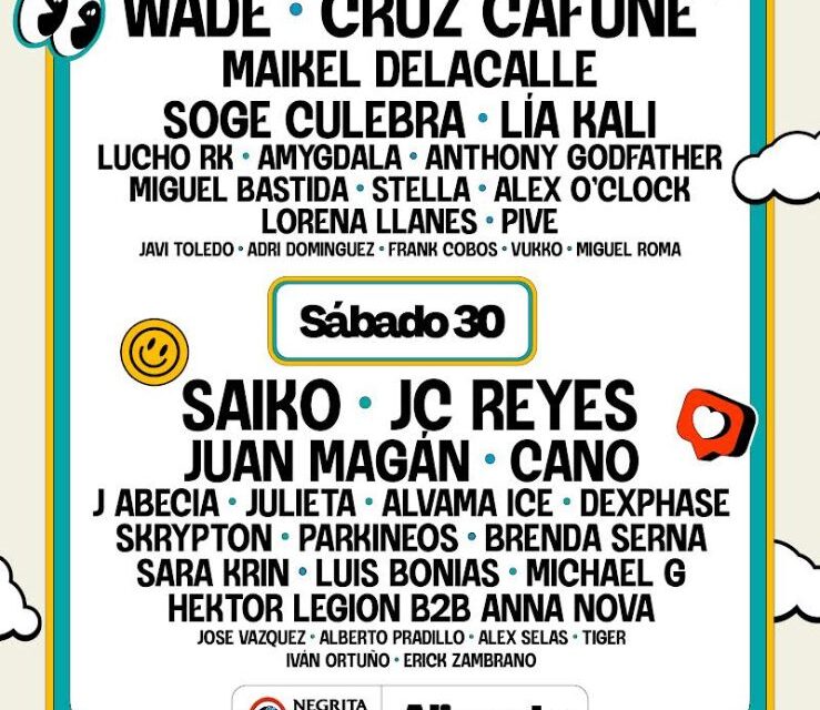 Esta semana en Alicante el Negrita Music Festival