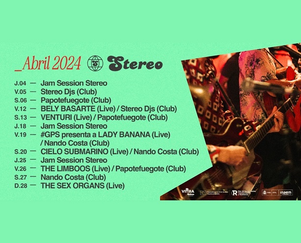 Stereo Live este mes de abril