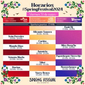 Spring 2024 viernes