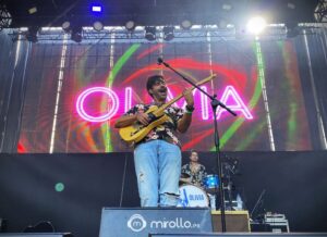 Olivia en el Music in the garden