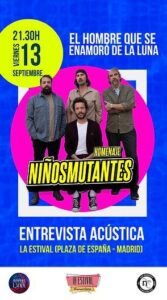 Último concierto acústico de Niños Mutantes en Madrid 