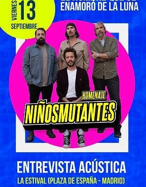 Último concierto acústico de Niños Mutantes en Madrid