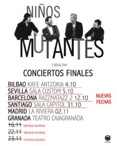 Gira despedida Niños Mutantes