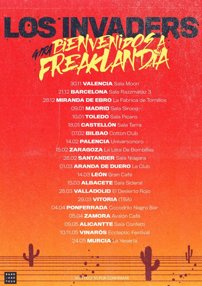 Los Invaders Otro Freak Mas en Freaklandia gira