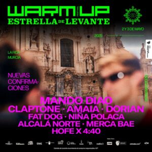 Cartel nuevas confirmaciones Warm Up 2025