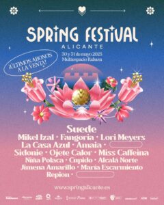 Cartel con Lori Meyers en el Spring Fetival 2025