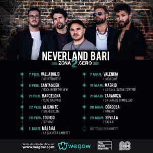 Gira 2025 Neverland Bari