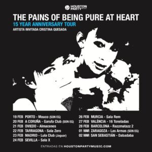 CRISTINA QUESADA y THE PAINS OF BEING PURE AT HEART Gira 2025