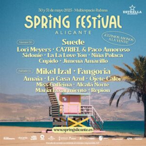 Cartel por días Spring Festival 2025