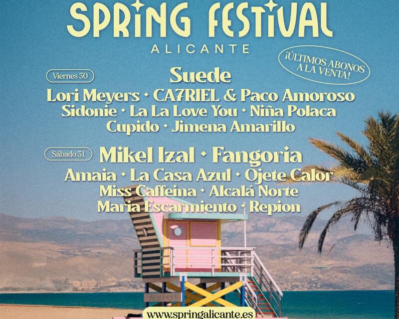 Spring Festival anuncia su cartel por días