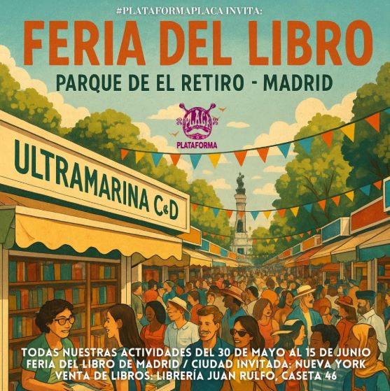 Plataforma PLACA en la Feria del Libro de Madrid