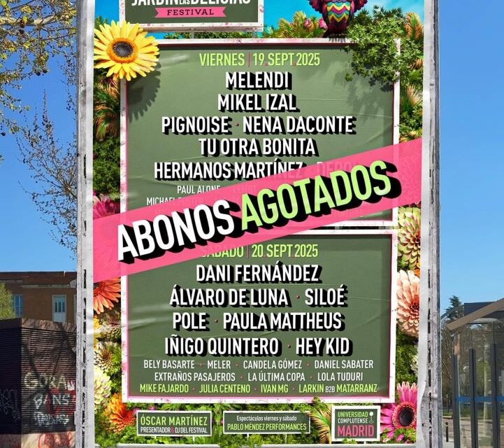 EL JARDÍN DE LAS DELICIAS AGOTA LOS ABONOS