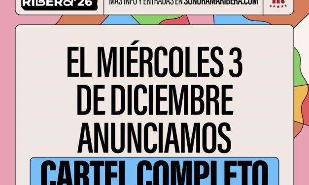 SONORAMA RIBERA desvela el cartel de su 29ª edición