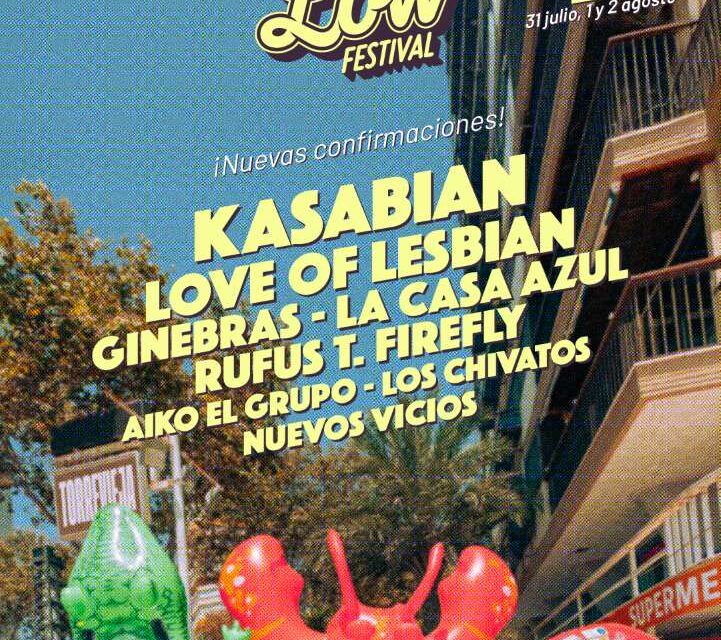 Kasabian Love of Lesbian Ginebras y La Casa Azul en Low Festival