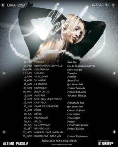 Primeras fcehas de la gira de Abril