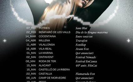 Primeras fcehas de la gira de Abril