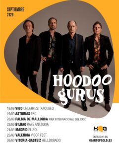 HOODOO GURUS REGRESAN A ESPAÑA 