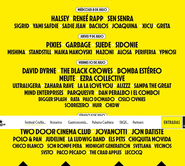 FESTIVAL CRÜILLA 2026