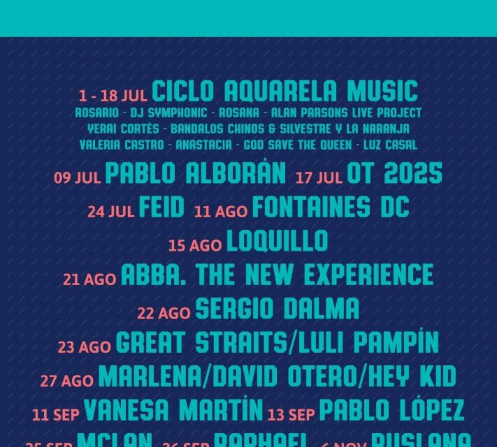 Programación de El Muelle Live en Alicante