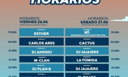 Horarios Maror Festival 2026