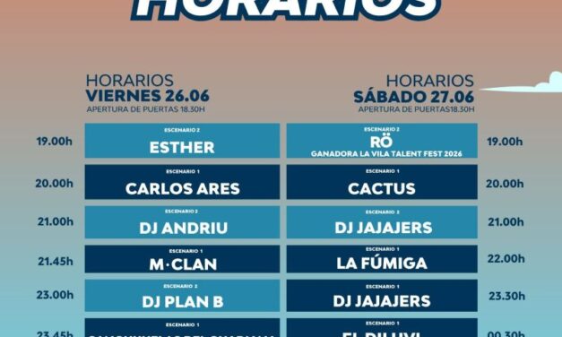 Horarios Maror Festival 2026