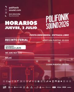 PolifoniK Sound 2026 - Jueves