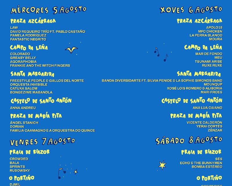 FESTIVAL NOROESTE ESTRELLA GALICIA CAST E GAL