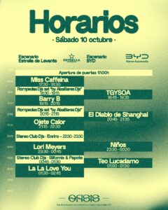 Oasis Fest Elche 2026 sábado